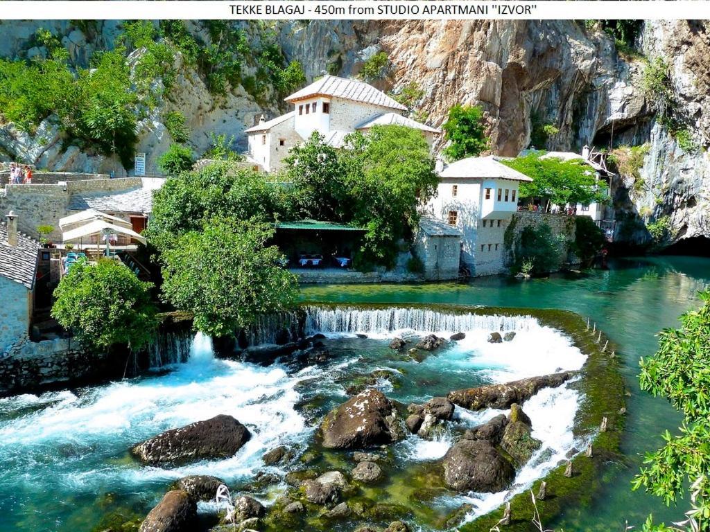 Studio Apartmani Izvor Blagaj Kültér fotó